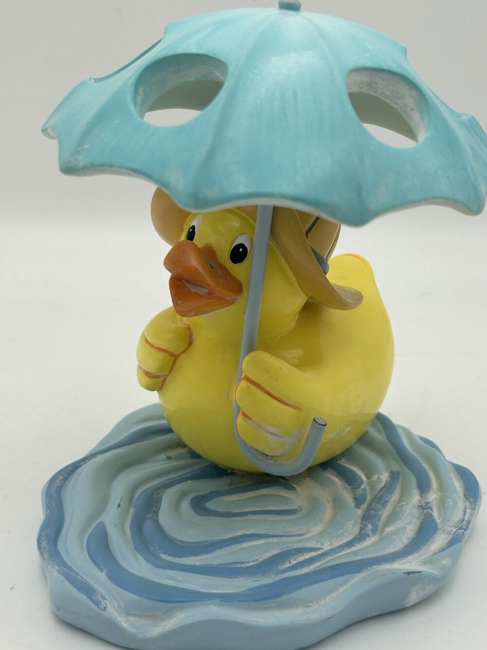 ceramic duck toothbrush holder